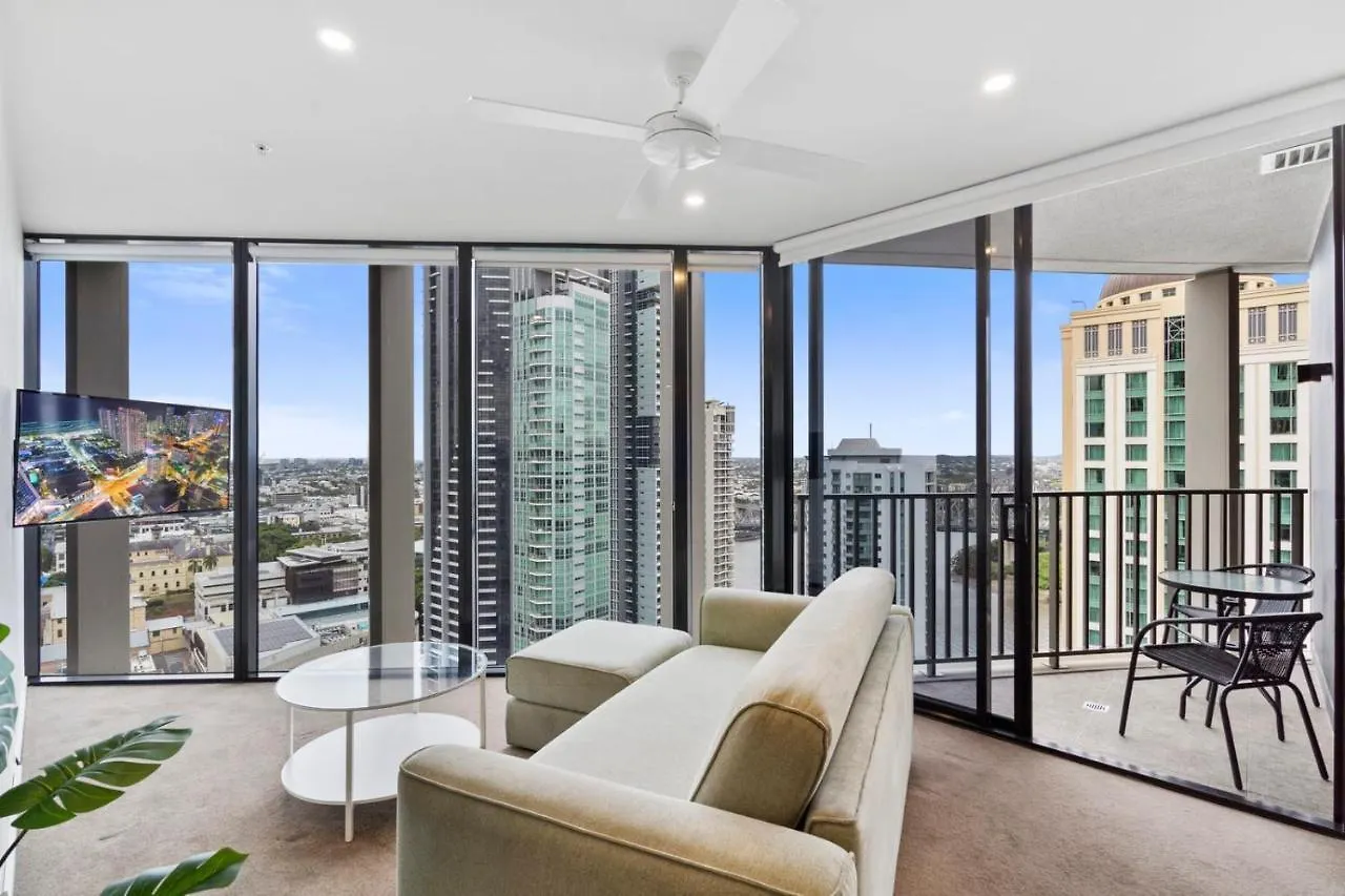 Story Bridge Brisbane City & River View 2 Bedroom With Car Park